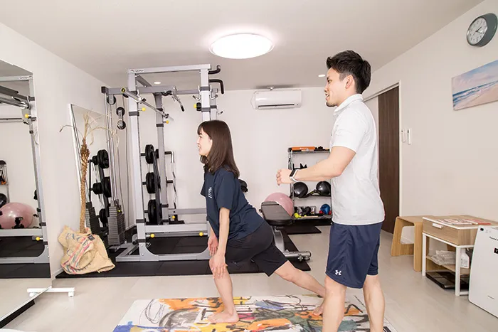 完全予約制+完全個室でオーダーメイドトレーニング